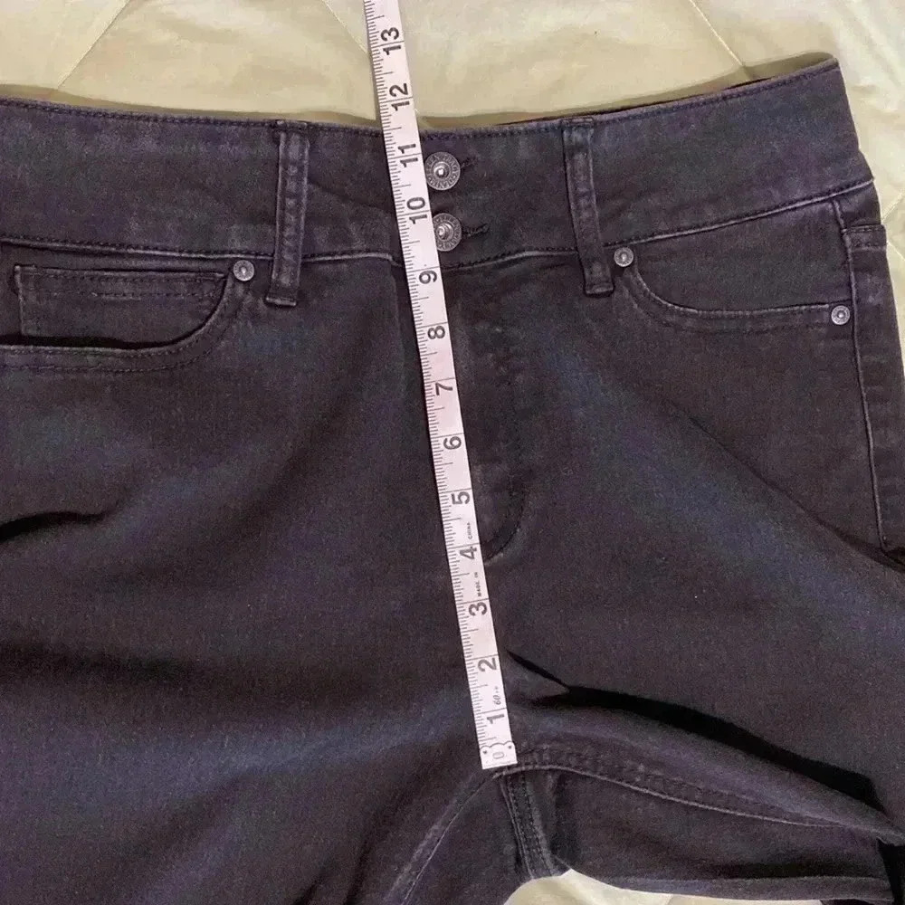 Ellen Tracy Cora Black Stretch Skinny Jeans in Plus Size 14W. - Picture 5 of 12